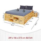 INTERLINK Inter Link Lit fonctionnel CLAAS 180x200 Nature bois massif