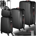 SET DE VALISES - TECTAKE - Set de 4 Valises Rigides de Voyage PUCCI (3 Valises + 1 Vanity) (XL L M) - serrure combinaison TSA -