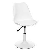 Chaise ajustable Aiko blanc Atmosphera - Blanc - Bureau - Contemporain - Design