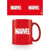 Mug Rouge Logo Marvel Pause Canap