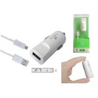 KAEESI® mini chargeur auto allume cigare pratique à charge rapide (2A) + cable micro usb  pour Archos 101, 97 et 90 Neon tablettes