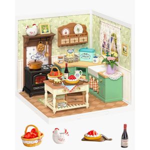 Kit de maison de café miniature à faire soi-même – Style Super Creator | Jouets Quiz Kit de maison de café miniature à faire soi-même – Style Super Creator | Jouets Quiz