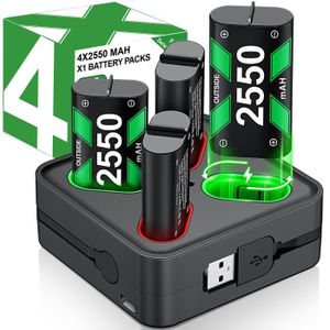 CHARGEUR CONSOLE Piles Q188-4PCS - Pack de batterie aste Dinofire p