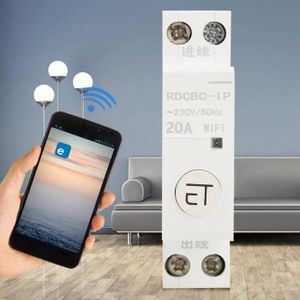 Zerone Disjoncteur Wi-Fi Disjoncteur WiFi intelligent avec interrupteur de  Protection contre les fuites de disjoncteur à distance - Cdiscount Bricolage