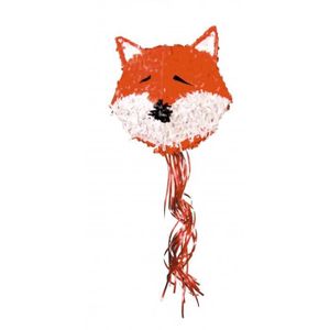 Chaîne de tétine avec nom ✦ Renard ✦ Gris//Blanc ✦ cœur