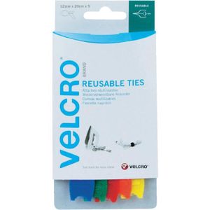 10 Velcro Serre-câbles avec œillet 500 x 50 mm Bleu FK Serre-câbles Velcro Câble Velcro 