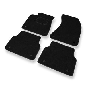 4 TAPIS SOL VW TOUAREG 2002-2010 R-LINE EDITION MOQUETTE NOIR SPECIFIQUE
