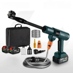 Nettoyeur Haute Pression Shkalacar 300W Sans Fil - Portable 60 Bars | Lavage Voiture Jardin 10L/min