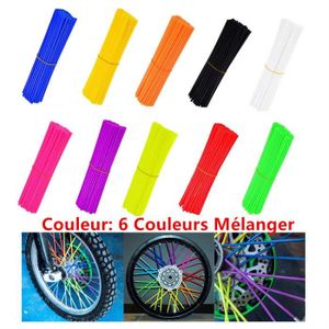 Pour rayons de vélo 24 cm Pvnoocy Lot de 72 protections pour rayons de moto 