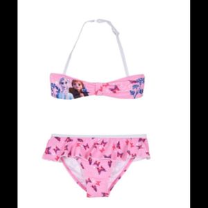 Enfant 2 /à 6 Ans Frozen Maillot de Bain Rose LA Reine des NEIGES 2 pi/èces brassi/ère et Culottes