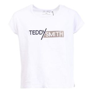 T-SHIRT T-shirt Blanc Fille Teddy Smith Clea