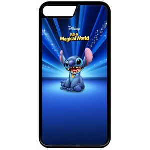 Acheter Coque de téléphone Disney Stitch, étui en Silicone liquide à bord  carré, couverture complète, protection d'appareil photo pour iPhone