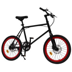 Fetcoi Vélo enfant 20 pouces fille garçon enfant vélo 6 vitesses VTT avec  lampe pour 12-16 ans (rose + blanc)