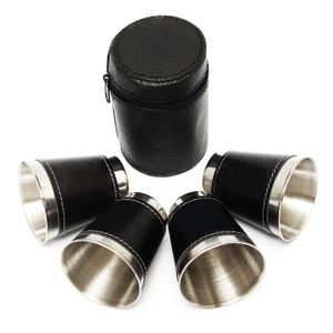 4 x potable Gobelet télescopique inox Gobelet télescopique tasse gobelet alcool 15 CL