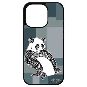 COQUE - BUMPER Coque silicone pour Apple iPhone 15 pro panda bamb