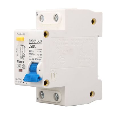 Disjoncteur DZ47-63 4P 63A 6KA 400V Avec Protection Fuites - Interrupteur Air