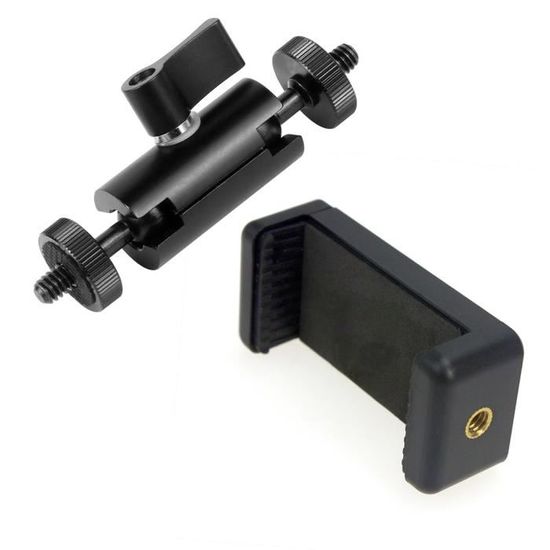 Support Universel Pour Caméra De Sport Sur Guidon - Réglable 360°, Compatible GoPro Et Autres - Pour Vélo, Moto, Etc.