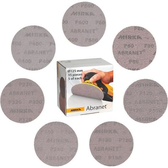 Lot De 15 Papiers Abrasifs Bosch 125 Mm - Grains 80 Et 120 - Neuf