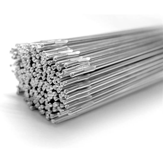 KtbeYTi 50pcs Fils Soudage TIG Aluminium Basse Température 2mm X 30cm – Réparation Facile Alliages