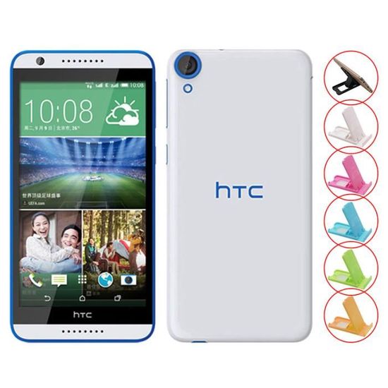 Blanc bleu HTC Desire 820 16GB Single SIM    (écouteur+chargeur Européen+USB câble+boîte)