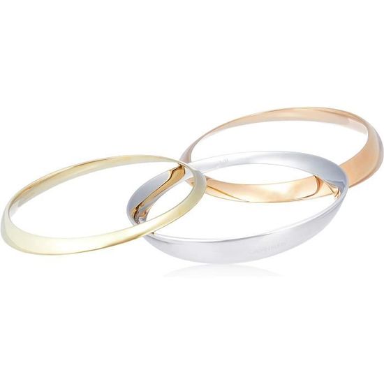 Lot De 3 Bracelets Joncs Fins Argentés Effet Fondu | Accessoires | PLT FR Lot De 3 Bracelets Joncs Fins Argentés Effet Fondu | Accessoires | PLT FR