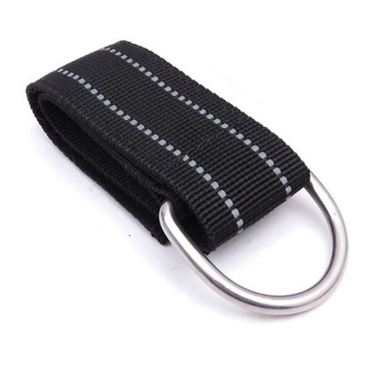 Bracelet De Plongée En Nylon Avec Anneau En D - Sangle Réglable 1,5 Pouce, Pour équipement De Sport Aquatique