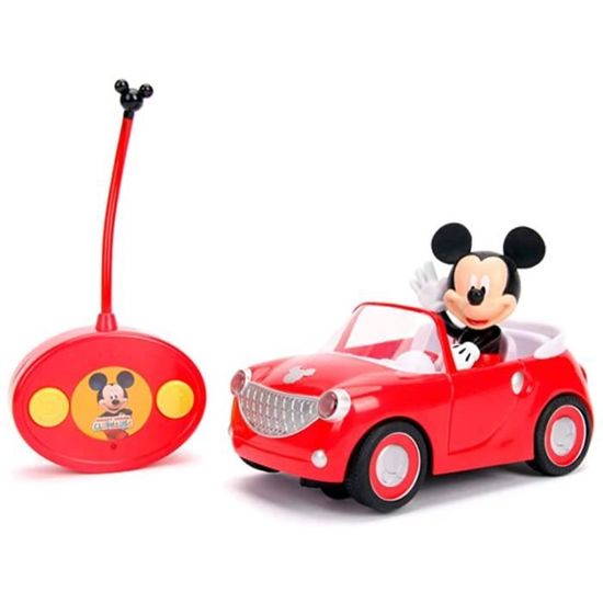 Voiture Radiocommandee JADA TOYS MICKEY Roadster Licence Disney Rouge Exterieur Cdiscount Jeux Jouets