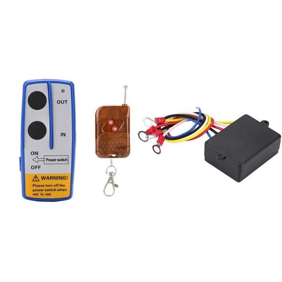 Télécommande Sans Fil Treuil 12V - Kit Contrôle Universel 50ft