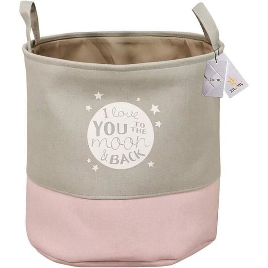 Znvmi Panier à Linge Filles Pliable Grand Corbeille à Linge En Tissu