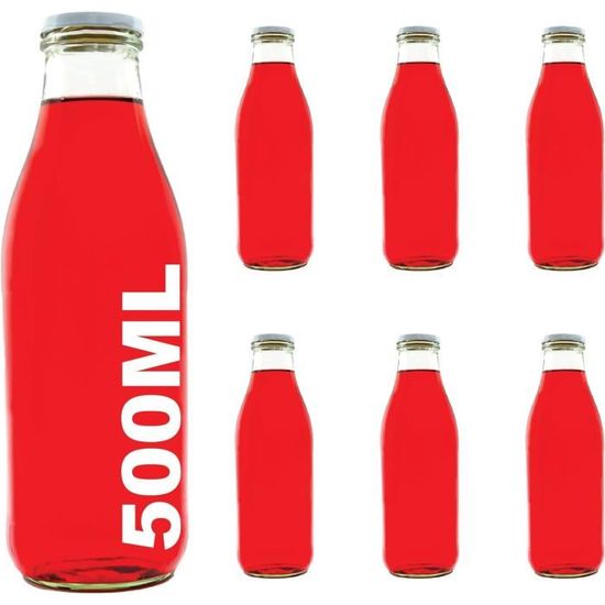 Bouteille gazéifiée de qualité supérieure - Cuivre - Compatible avec Drink mate, Wassermaxx, Aqvia, Sodapop et Levivo - Bouteilles réutilisables à verrouillage rapide - Couvercle et base en acier