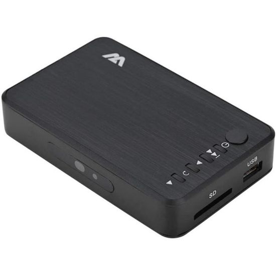 VBESTLIFE Mini Lecteur multimedia, Boitier Media Player HDMI Mini Lecteur d'USB 1080P Support 16 Langues avec Telecommande et