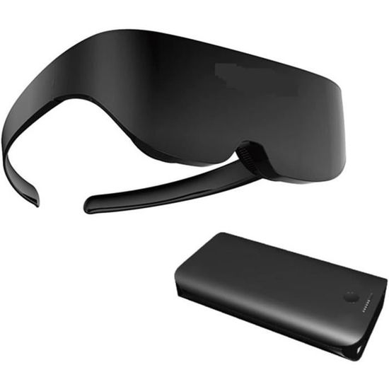 XSDGSF Lunettes De Réalité Virtuelle Avec Lunettes VR 3D Pour Jeux Vidéo Et Films à 360 Degrés En 3D Pour I.Phone, S.amsung, Android, Objectif Et Pupille Réglable Avec Contrôleur (noir