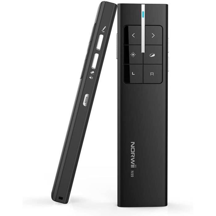 KNORVAY N99 Pointeur Laser SourisPr sentateur Sans Fil Rechargeable knorvay-n99-pointeur-laser-sourispr-sentateur-sans-fil-rechargeable