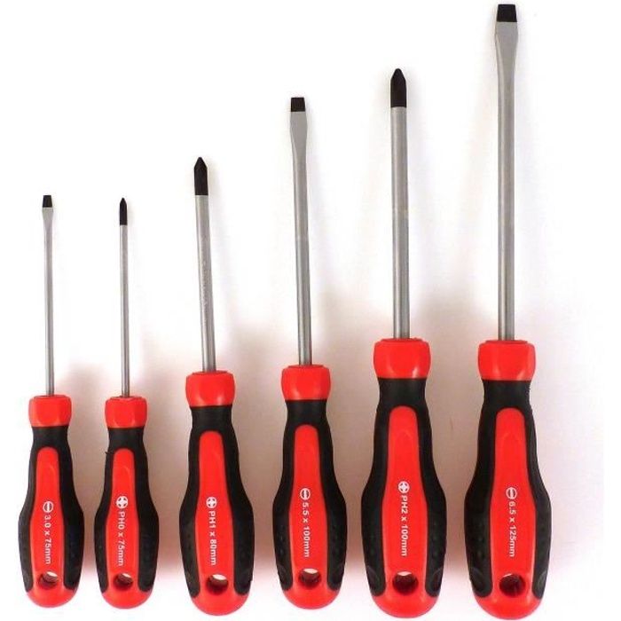 Jeu 6 Tournevis 3 Cruciformes 3 Plats Achat Vente Tournevis 6 Tournevis 3 Cruci 3 Plats Cdiscount