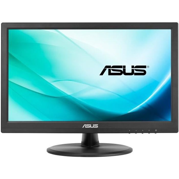 ASUS VT168N Écran LED 15.6- écran tactile 1366 x 768 200 cd-m² 600:1 10 ms DVI-D, VGA noir