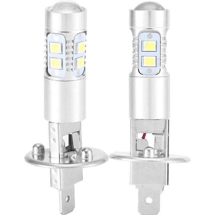 2 pièces H1 LED de Voiture Super Blanc Kit d'Ampoules de Brouillard Lumière Conduite Brouillar 100W