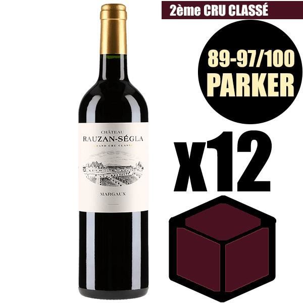 X12 Château Rauzan-Ségla 2010 75 cl AOC Margaux Rouge 2ème Cru Classé Vin Rouge