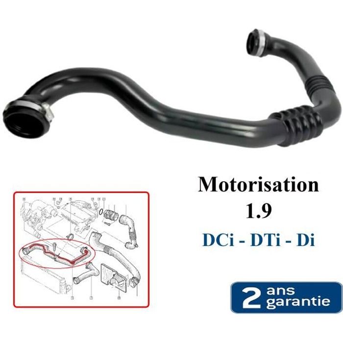 Durite de Turbo Gaine de Suralimentation Primastar Vivaro A Trafic II 1.9