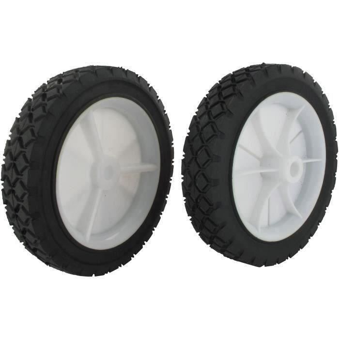 Roue en plastique à moyeu déporté universelle - diamètre extérieur 178 mm