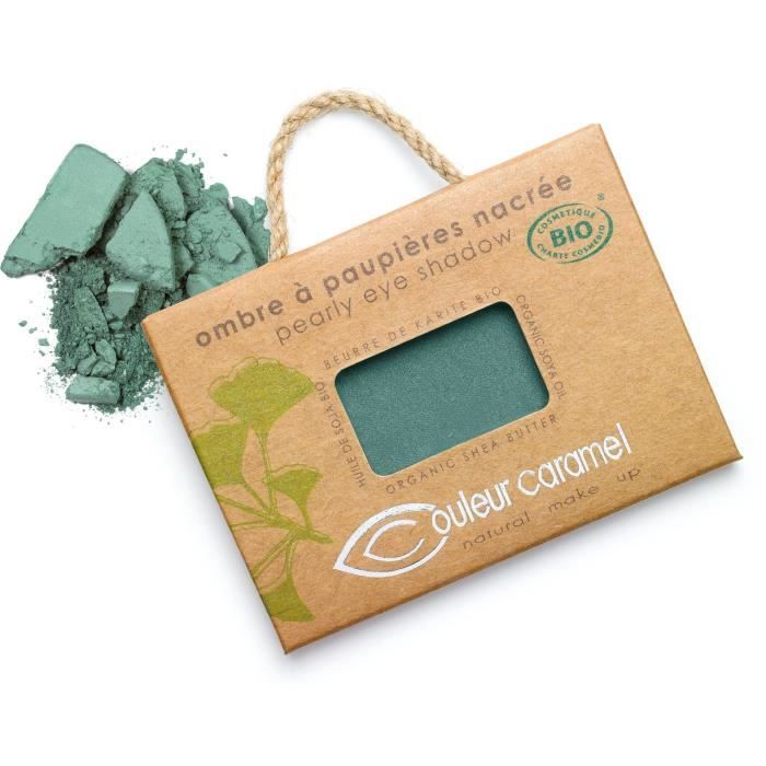 COULEUR CARAMEL Ombre à paupières Vert Bleuté nacré BIO