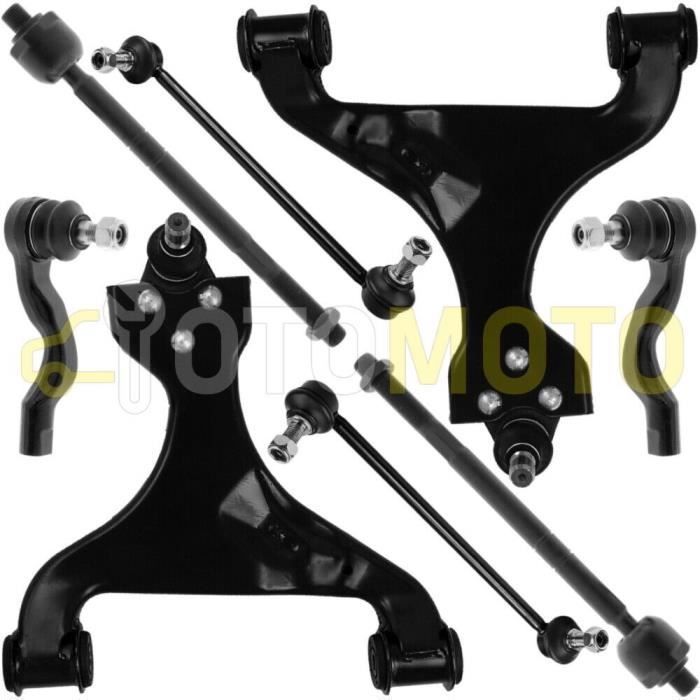 Kit bras de suspension avant compatible MERCEDES W639 CLASSE-V VITO VIANO composé de 8 pièces
