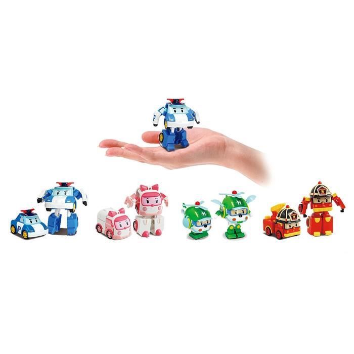 ROBOCAR POLI Asst Figurines Transformable 8 Cm