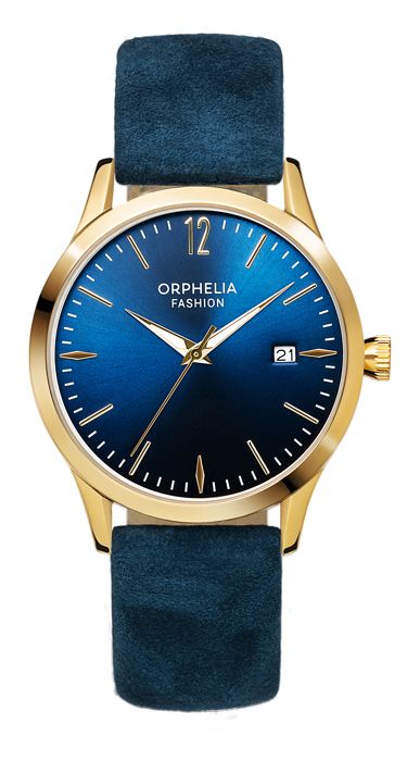 Orphelia Fashion - Montre Femmes - Quartz - Analogique - Bracelet en Cuir - Bleu - OF714823