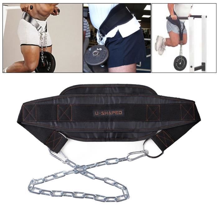 Entraînement De Remise En Forme Pull Up Dipping Belt Body Building Weight Lifting Strap