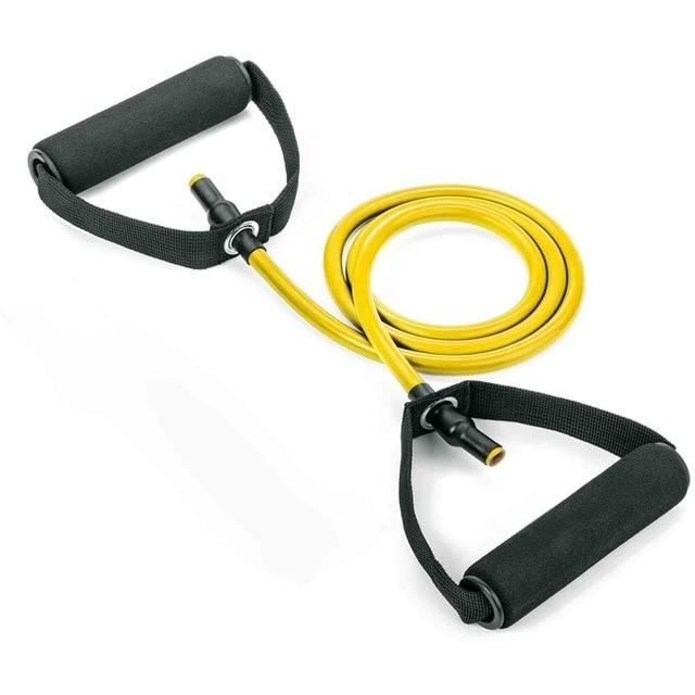 Accessoires Fitness - Musculation,120cm bandes de résistance élastiques Yoga tirer corde Fitness Pilates entraînement - Type Jaune