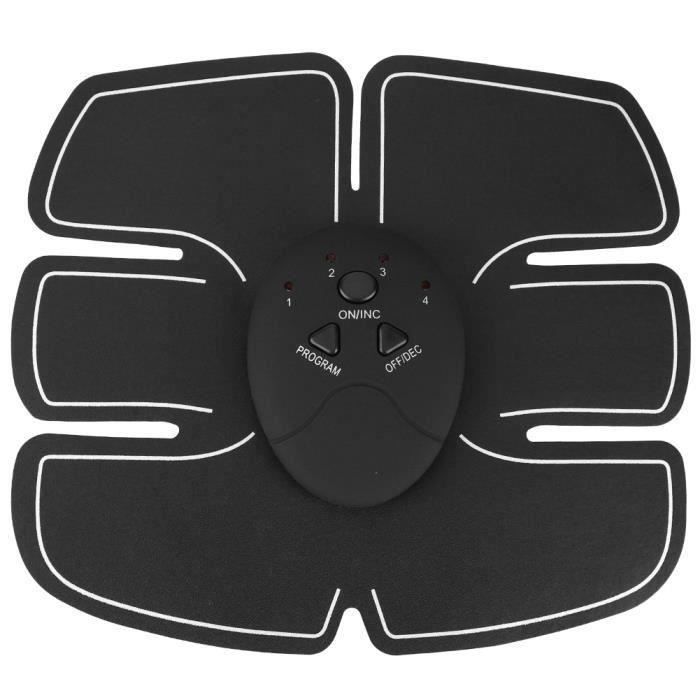 BOYOU Rechargeable EMS Ceinture abdominale tonifiante Muscle Toner Pad Body Fitness Abdomen Bras Jambe Formation