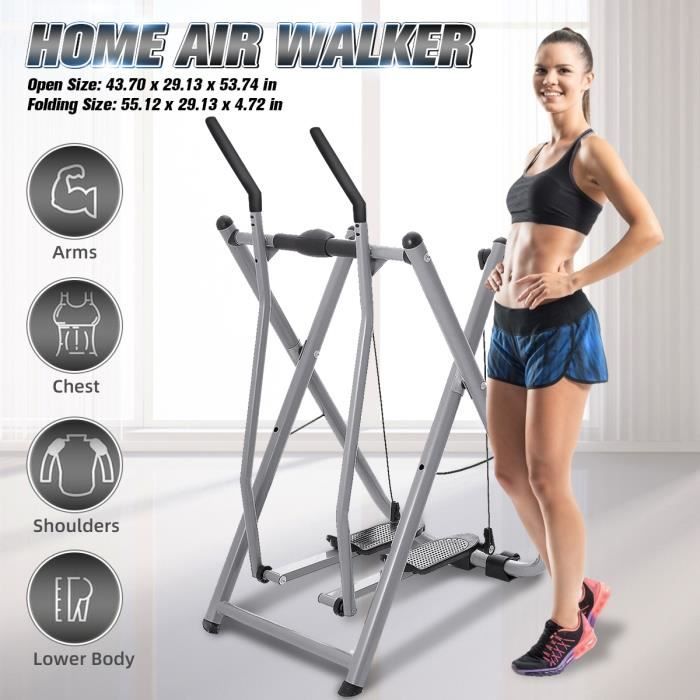 Air Walker Marcheur Stepper Pliable Entraînement Exercice Charge MAX 120KG