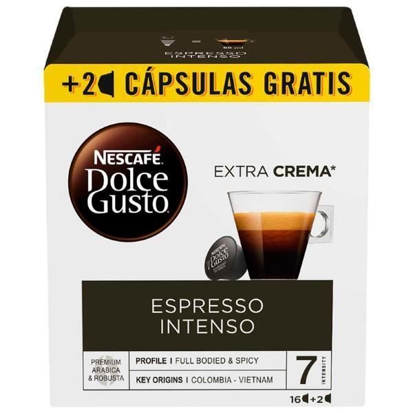 Capsules de café Nescafé Dolce Gusto Espresso intenso (18 Uds)