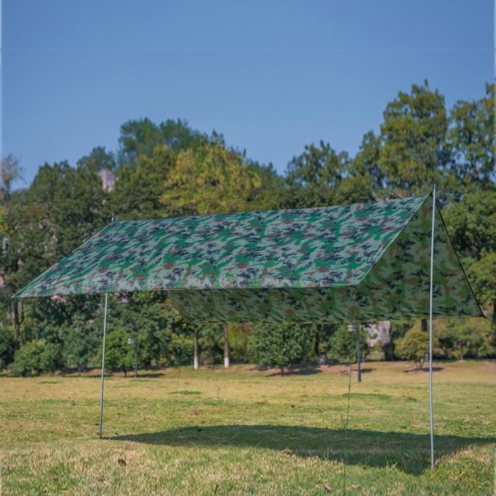 Tente d'ombrage auvent de barbecue en plein air, protection UV imperméable multifonctionnelle protection ultra-résistante pour