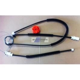 Clak Kit de r/éparation de r/égulateur de fen/être arri/ère c/ôt/é droit pour Renault Megane 2/ II CC Cabriolet